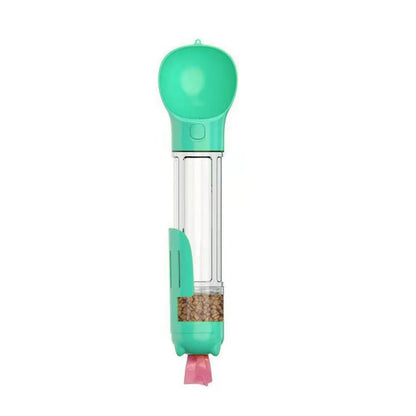 Versatile 3-in-1 Pet Water and Food Dispenser with Trash Bag Box and Shovel - Leak Proof Design for Small Dogs