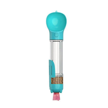Versatile 3-in-1 Pet Water and Food Dispenser with Trash Bag Box and Shovel - Leak Proof Design for Small Dogs